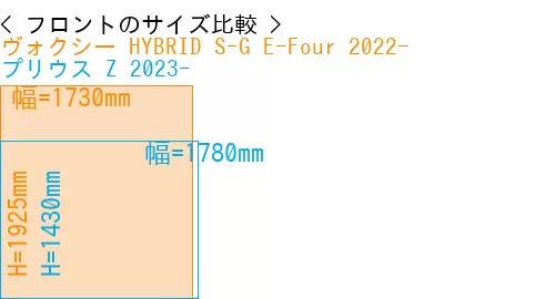 #ヴォクシー HYBRID S-G E-Four 2022- + プリウス Z 2023-
